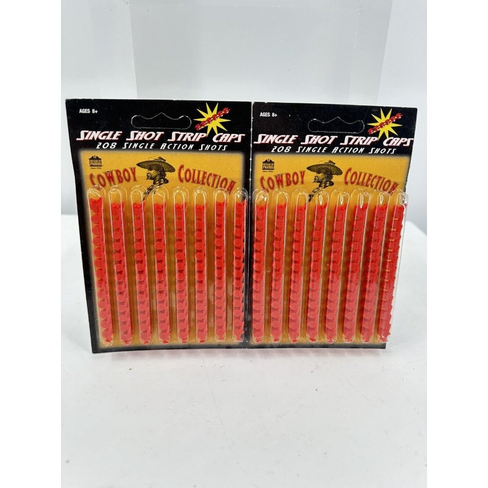 Parris Cowboy Collection Single Shot Strip Caps-416 Single Caps Total (P-1)